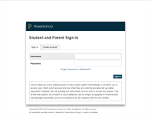 Tablet Screenshot of powerschool.calsd.org